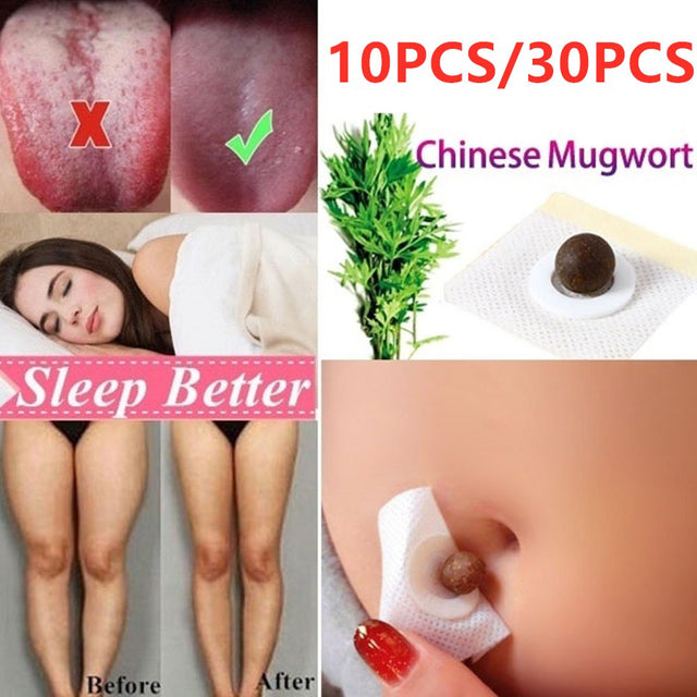 Fat Burning Patch Belly Patch Dampness-Evil Removal Improve Stomach Discomfort Chinese Slimming Patch Mugwort Navel Sticker New