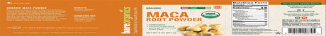 Bareorganics Maca Root Powder | Organic, Vegan, Non-Gmo, Gluten-Free | Energy & Stamina Support, 8Oz