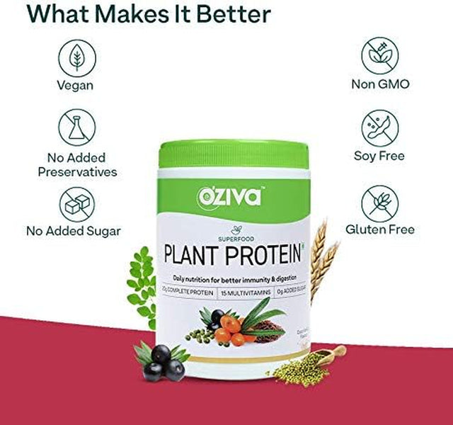 Superfood Plant Protein Powder | 500 Gm |(20G of Complete Protein Powder with Essential Vitamins & Minerals) for Boosting Immunity, Energy & Better Digestion, Coco Vanilla (1.1 Lb)