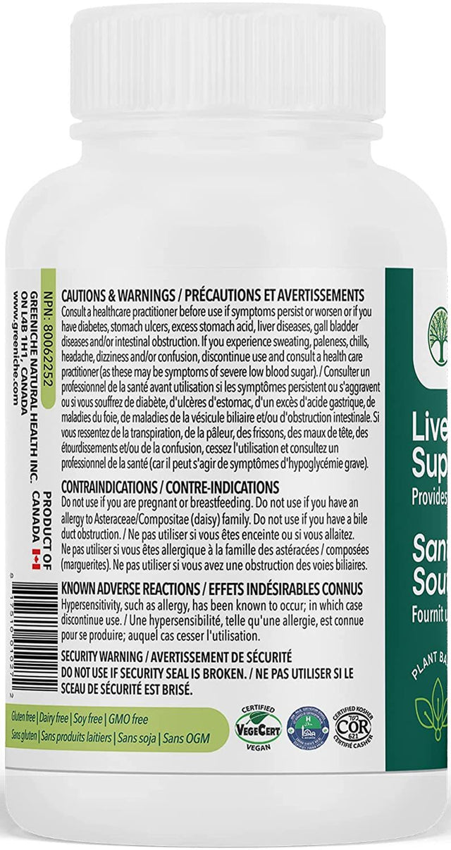 Greeniche Liver Health Support Formula Vegicaps, 110G