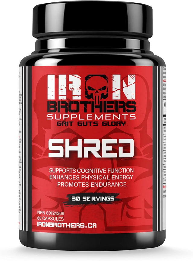 Shred for Men & Women | Strong Appetite Suppressant for Weight Loss Management | Supports Cognitive Function Promotes Endurance Increases Energy - Fat Burner