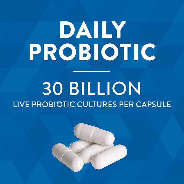 Fortify Women'S Everyday Care Probiotic Capsules, 30 Billion Live Probiotics, 30 Count