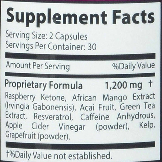 10 Pcs Pure Raspberry Ketone Lean 1200 Mg Advanced Diet Fat Weight Loss Capsules