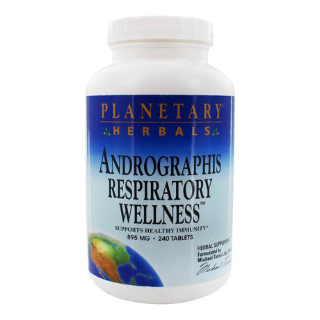 Planetary Herbals - Andrographis Respiratory Wellness Immune Support 895 Mg. - 240 Tablets