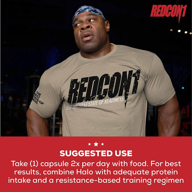 Redcon1 - Halo - 60 Servings, Muscle Builder, Increase Lean Gains and Muscle Mass, Increase Protein Synthesis