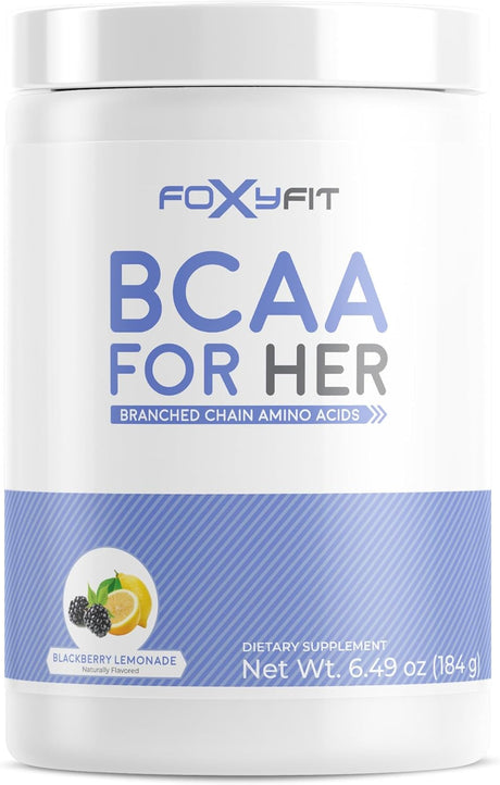 BCAA for Her | Branched Chain Amino Acids for Women to Boost Hydration and Reduce Soreness, Blackberry Lemonade (BCAA Powder - 20 Servings)