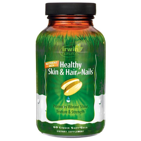 Irwin Naturals Longer, Stronger Hair and Nails 60 Softgel