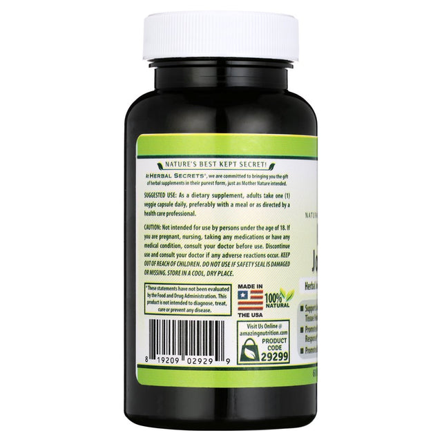 Herbal Secrets Herbal Joint Care Veggie Capsules - Supports Joint, Muscle & Connective Tissues Health* -Promotes Healthy Inflammation Response* (60 Count)