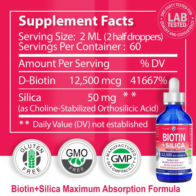 Vegan BIOTIN Drops with SILICA Pro-Collagen