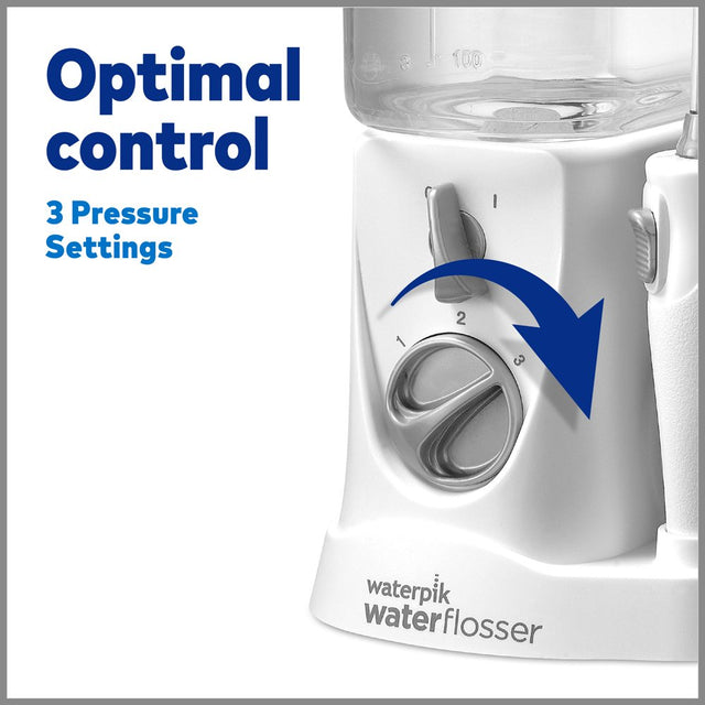 Waterpik Nano Compact Water Flosser, WP-310 White