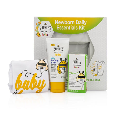 Zarbee'S Naturals Baby Newborn Essentials Gift Set