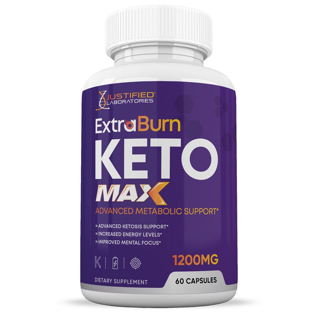 (5 Pack) Extra Burn Keto Max 1200MG Pills 300 Capsules