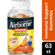 Airborne 750Mg Vitamin C Immune Support Gummies, Zesty Orange Flavor, 63 Count