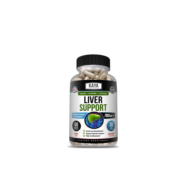 Kaya Naturals Liver Support, Cleanse, Detox & Repair Formula 22 Herbs Including Milk Thistle