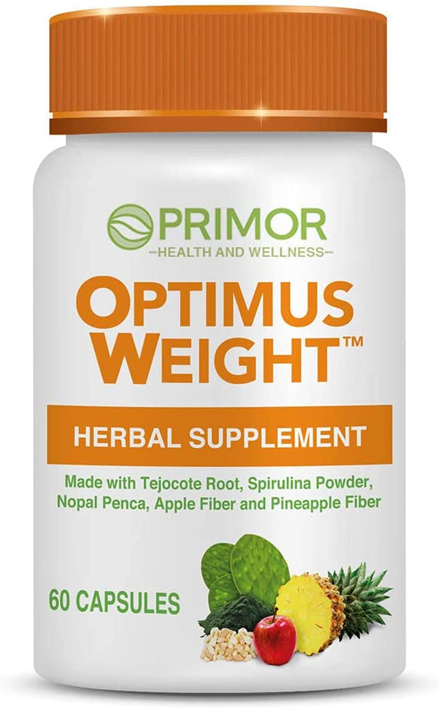 Optimus Weight - Tejocote Root Premium - Raiz De Tejocote - Herbal Supplement - Natural and Healthy Weight Loss, Detox Supplements - 60 Capsules - 1-Pack