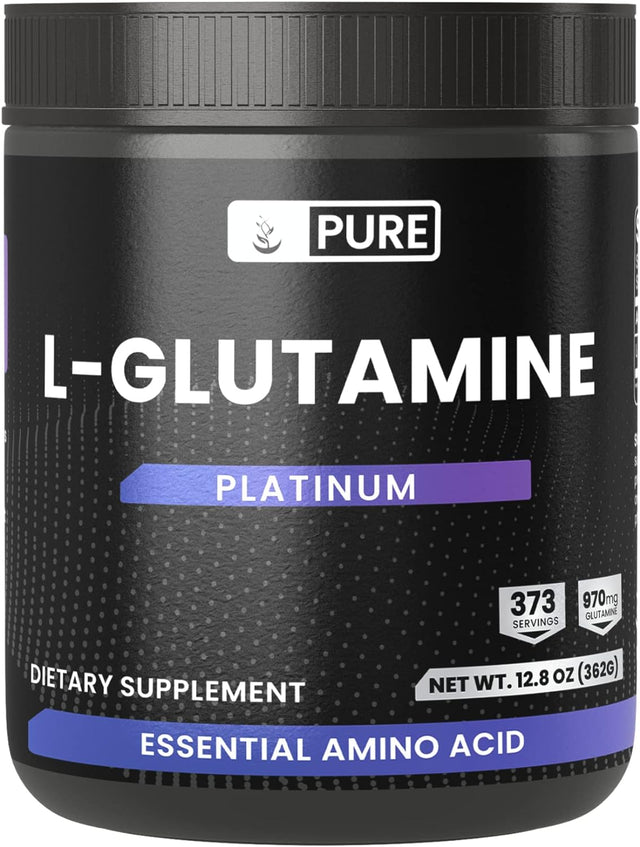 Pure Original Ingredients L-Glutamine Powder, (12 Oz), Natural Amino Acid, Flavorless, Always Pure