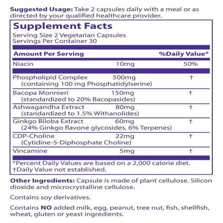 MRM Nutrition Neuro-Max Ii 60 Vegan Caps