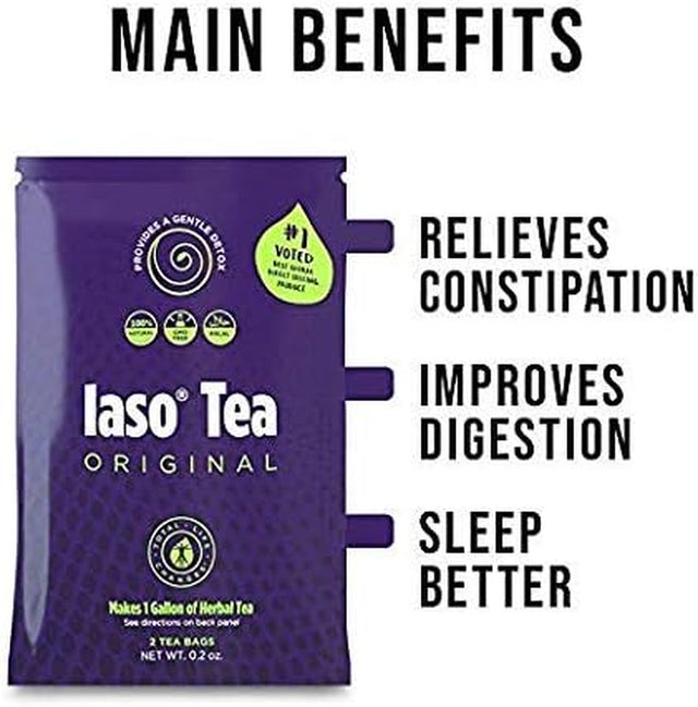 Solution Kit IASO Natural Herbal Detox Tea Bags & Nutraburst Multivitamin Liquid 16 Fl. Oz - 473 Ml & Resolution Drops 2 Fl. Oz - 60 Ml