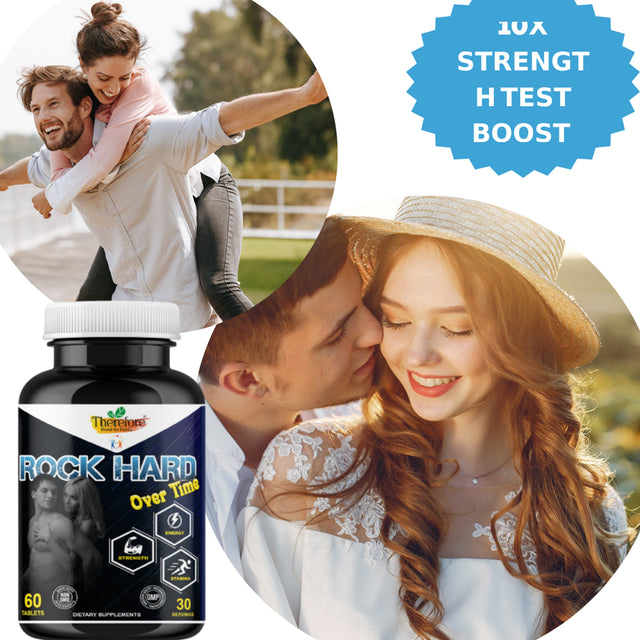 RH Overtime Testosterone Booster for Men - Workout Supplement & Muscle Builder - Maximum Strength, Energy by Therefore