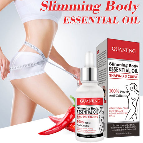 30Ml Waist Fat Slimming Oil Gentle Natural Ingredients Herbal Oil for Fat Burning Body Sculpting