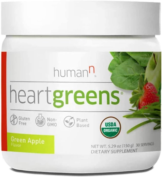 Humann Superfood Heart Support Bundle | Superbeets Circulation Superfood Concentrated Beet Powder Nitric Oxide Boosting with Heartgreens, Superbeets Original Apple Flavor + Heartgreens Bundle Set