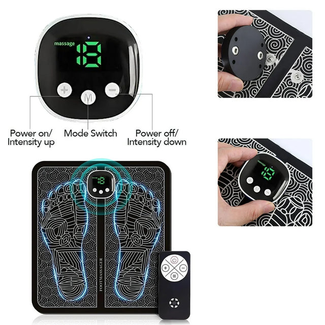 Kokovifyves Foot Massager for Neuropathy Feet, Whole Body Massager for Neuropathy, Foot Massager for Circulation and Pain Relief, for Those Who Stand and Work All Day