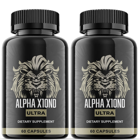 (2 Pack) Alpha X10ND Ultra - Dietary Supplement - 120 Capsules