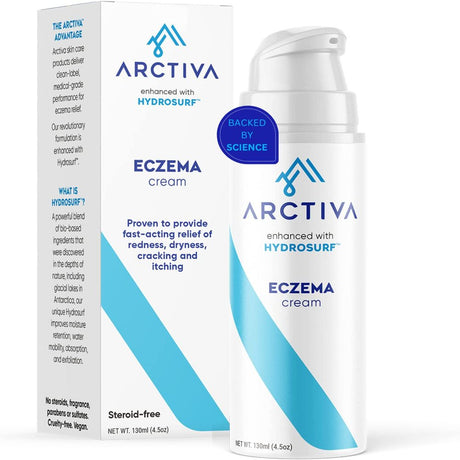 Eczema Cream with 1% Colloidal Oatmeal for Dry & Itchy Skin Relief | Eczema & Atopic Dermatitis Cream Treatment | Patent Pending Hydrosurf Glycolipid Technology for Hydration | 4.5 Fl Oz