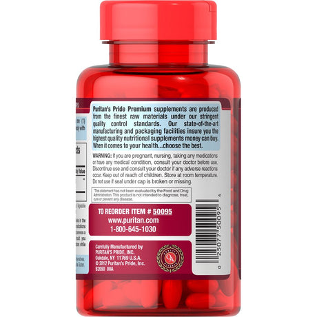 Puritans Pride QSORB Coq10 200 Mg Supplement for Heart Health Support** Important for Statin Medication Users 240 Rapid Release Softgels