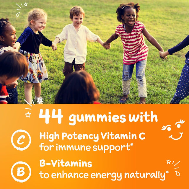 Emergen-C Kidz Daily Immune Support Dietary Supplements with Vitamin C, Fruit Fiesta - 44 Count