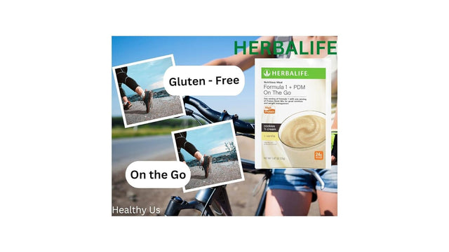 Herbalife Formula 1 + PDM on the Go: 24G of Protein 7 Packets per Box (Cookies and Cream + Vanilla), Protein for Energy and Nutrition, Sustain Energy and Satisfy Hunger