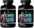 Post Workout Amino Acids Supplements - BCAA 3000 MG - PRE & Post Workout - Bcaa Bulk Supplements - 2 Bottles 240 Tablets