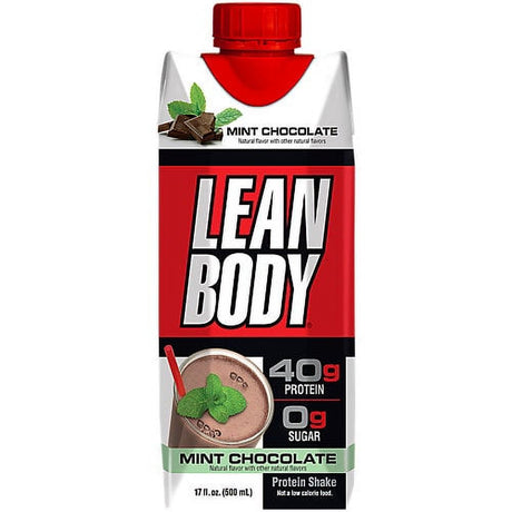 Lean Body Protein Shake - Mint Chocolate (12 Drinks)