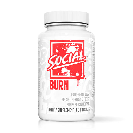 SOCIAL Burn Thermogenic Fat Burner - Best Weight Loss and Appetite Suppressant, Powerful Nootropic and Focus Supplement, Energy Booster - Premium Fat Burning Green Tea, More - 60 Veggie Diet Pills