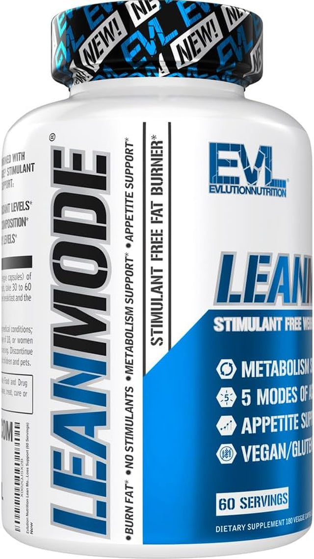 EVL Weight Loss Support Pills - Premium Multipurpose Appetite Metabolism and Fat Loss Support for Men and Women - Leanmode with Green Coffee Bean Extract CLA and Garcinia Cambogia - 60 Servings