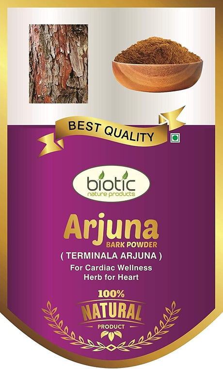 Biotic Natural Arjuna Bark Powder (Terminalia Arjuna) Arjuna Powder - 100 G.