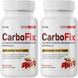 (2 Pack) Carbofix Pills Supplement Tea Reviews Gold Solo Vida Carbo Fix (120 Capsules)