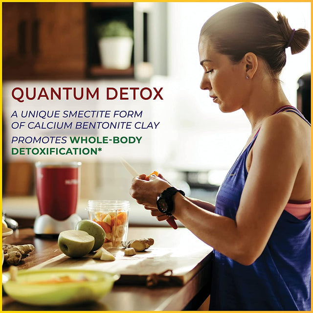 Quantum Detox - Promotes Whole Body Detox Cleanse - Liver and Colon Cleanse Supplement - Vegan, Gluten-Free, Non-Gmo - 90 Capsules