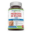 Pure Naturals Probiotic 25 Billion Veggie Capsules 60 Veggie Capsules- Restores the Natural Balance of Good Bacteria* Promotes Healthy Intestinal Flora* Supports Digestive Health*