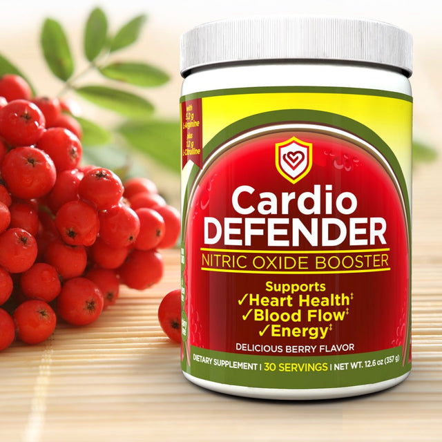 Cardio Defender - L-Arginine Powder with 5,200Mg L-Arginine per Serving- Heart Health Drink Mix