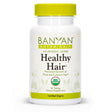 Banyan Botanicals Healthy Hair Tablets – Organic Hair Supplement with Amla & Bhringaraj – Ayurvedic Hair Care for Thick, Lustrous & Strong Hair* – 90 Tablets – Non GMO Sustainably Sourced Vegan