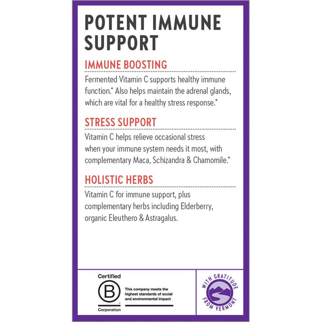 New Chapter Immune Defense Tablets with Vitamin C and Elderberry, 30 Ct