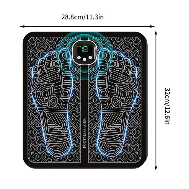 Weloille Foot Massager for Neuropathy Feet, Whole Body Massager for Neuropathy, Foot Massager for Circulation and Pain Relief, for Those Who Stand and Work All Day (8 Modes, 19Th Gear)