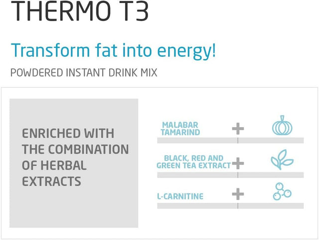 Fuxion Thermo T3,Delicious Lemon Tea Flavor(Thermo TT3, 28 Sachets)