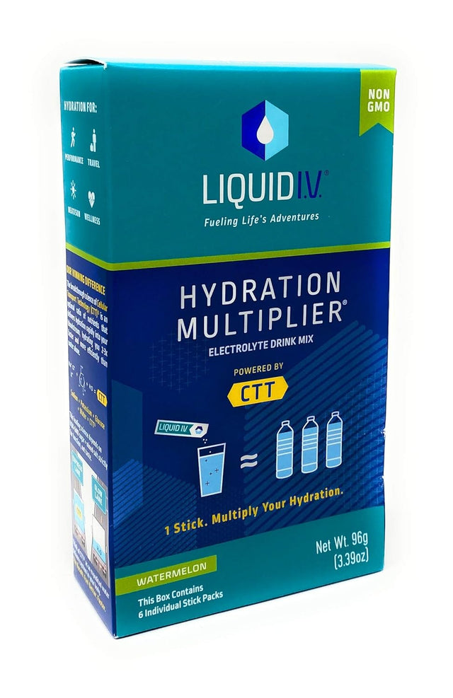 Liquid I.V. Hydration Multiplier Electrolyte Drink Mix - Watermelon Flavor - 6 Sticks