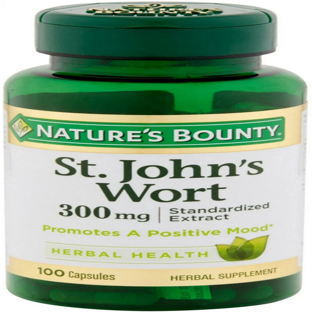 Nature'S Bounty St. John'S Wort 300 Mg Capsules 100 Ea (Pack of 3)