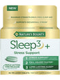 Nature’S Bounty Sleep3 Melatonin Sleep Aid with Stress Support, Dietary Supplement, Tri-Layered Tablets, 56 Ct