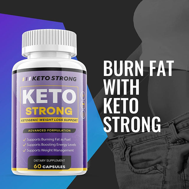 (5 Pack) Keto Strong - Keto Pills for Weight Loss - Energy Boosting Dietary Supplements for Weight Management and Metabolism - Advanced Ketogenic Ketones - 300 Capsules