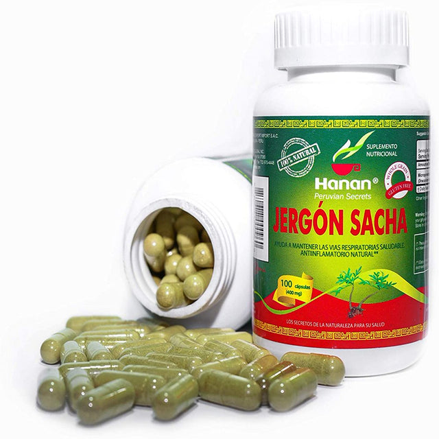 Jergon Sacha | 100 Capsules | Naturally Aids in Supporting Healthy Respiratory Functions and Immune Support