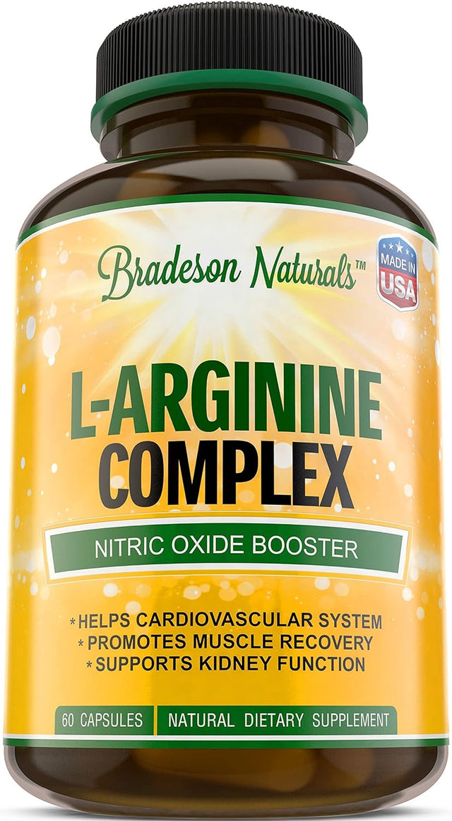 Men'S Multivitamin + L-Arginine & L-Citrulline Supplement, 2 Bottles Bundle. Improves Cardiovascular & Prostate Health. Antioxidant & Natural Energizer + Speeds up Workout Recovery. Vital & Natural Am